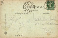 Vintage Postcard Kiosk Chambaran Mess of under officers