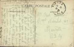 Vintage Postcard Kiosk Hyeres Band Stand