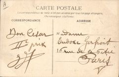 Vintage Postcard Kiosk of the public garden Pierre Catteau