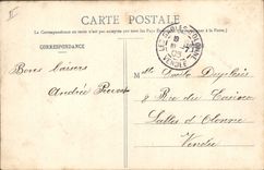 Vintage Postcard Kiosk Garden of the Troyes rock