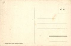 Vintage Postcard Chien Dogs Large St Bernard Jupiter the old one keeps