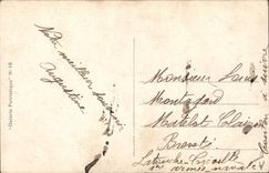 Vintage Postcard General Militaria Pau Ordering in chief army of Alsace