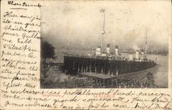 Vintage Postcard Boat Steamer Kleber