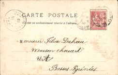 Vintage Postcard Boat Steamer Kleber