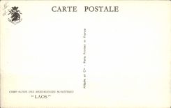 CPA Bateau Paquebot Compagnie des Messageries Laos