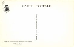 CPA Bateau Paquebot Compagnie des Messageries Laos