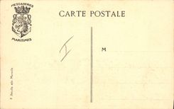 Vintage Postcard Bateau Steamer Lotus Shipping company Dining room first classes