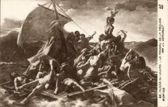 CPA Paris Musee du Louvre Le radeau de la meduse Gericault 