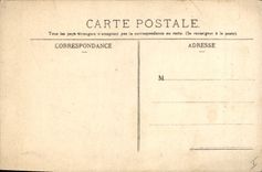 Postal Laissement la mujer a las hortensias