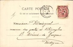 CPA Femme Lecon de peinture 