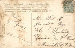 Vintage Postcard Fantasy Man Children Babies