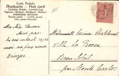 CPA Fantaisie Enfant Vache 