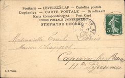 CPA Chasse Femme Chien