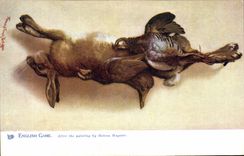 CPA Chasse English game Helena Maguire Lapin 