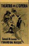 Postal Teatro de la Ópera el Sábado 30 de enero de 1 Er Gran Baile encubre