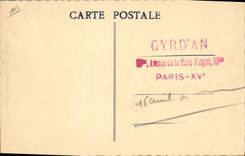 Postal Gyrd' año Contorsionista