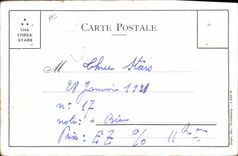 Postal The three Estrellas el más considerada gimnastas del tiempo