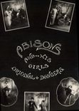 Vintage Postcard Original Abisons and hirs girls dancers