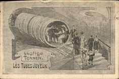 Postal Lustige truena los tubos alegres