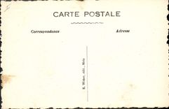 Vintage Postcard Kiosk of the Metz esplanade