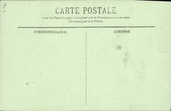 Vintage Postcard Kiosk of the Malagasy music colonial Exposure of Marseilles