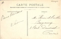 Vintage Postcard Kiosk of the garden of the rock Troyes Child