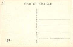 Vintage Postcard Kiosque Caen Park Places town hall
