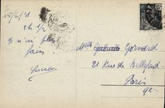 Vintage Postcard Kiosk the Champs Elysées St Quentin