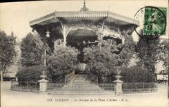 CPA Kiosque de la place d'armes Toulon 