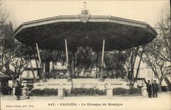 CPA Kiosque de musique Cannes 