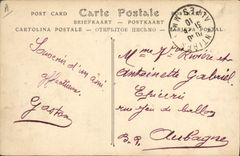 Vintage Postcard Antibes Kiosk the National Place