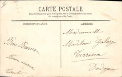 Vintage Postcard Kiosque Arcachon Places Palm trees Town of winter