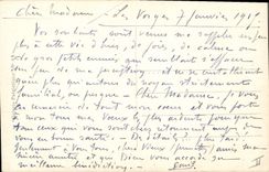 Vintage Postcard General Militaria Dubail Promoted Large Cross of the Legion of honor