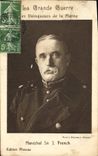 CPA Militaria Les vainqueurs de la Marne Marechal Sir J French 