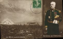 CPA Militaria General de Castelnau Le reve Detaille 