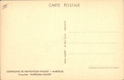 CPA Bateau Paquebot Marechal Lyautey