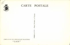 CPA Bateau Paquebot Compagnie des Messageries Maritimes Laos