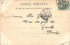 Vintage Postcard Boat Steamer Le Havre Lorraine