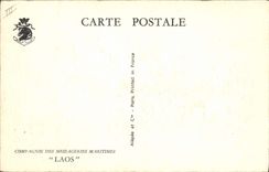 CPA Bateau Paquebot Compagnie des Messageries Maritimes Laos