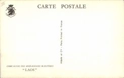 CPA Bateau Paquebot Compagnie des Messageries Maritimes Laos 