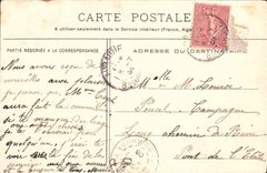 CPA Cloche de Paques Femme Chut elle dort