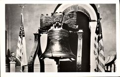 CPM Cloche Liberty Bell ou cloche de la Liberte a Philadelphie