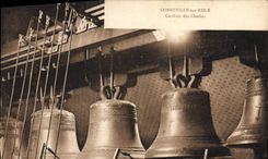 Vintage Postcard Corneville Bell on Risle Chime of the bells