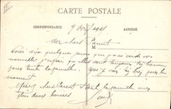 Postal Campana Invernaderos Interior de la iglesia De Lorena Militaria