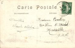 Vintage Postcard Cathedral Bell of Rheims after the bombardment by the Germans