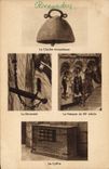 CPA Cloche Rocamadour La cloche miraculeuse Le Durandal La fresque le coffre
