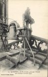 CPA Cloche Quimper Le Roi Gallon qui fonda l'eveche avec l'eveque Corentin