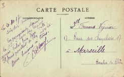 Vintage Postcard Lavaur Bell Jacquemart of the cathedral St Alain