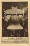 Vintage Postcard Large Bell of the cathedral of Strasbourg