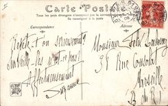 Postal Caza Salón de 1907 de Hallali sin gloria Fernand Maissen